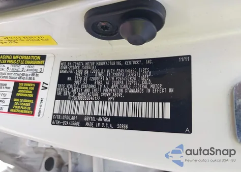 2011 Toyota Venza from USA, damaged, VIN 4T3ZK3BB0BU046122